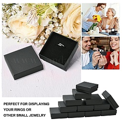 12 шт. квадратные картонные коробки для колец&nbsp;CON-YW0001-67