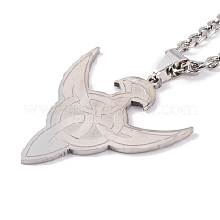 Не тускнеющие ожерелья из нержавеющей стали 304&nbsp;NJEW-Q338-12P