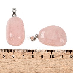 Pendentifs en pierre roulée mélangée de pierres naturelles et synthétiques&nbsp;GG-K002-06