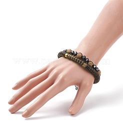 Set di braccialetti con perline di legno&nbsp;BJEW-JB08349