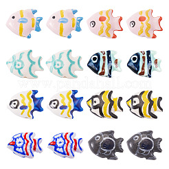 16шт 8 цвета фарфоровые бусины ручной работы&nbsp;PORC-TA0001-19