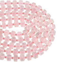 Природного розового кварца нитей бисера&nbsp;G-G453-G09-7x12mm