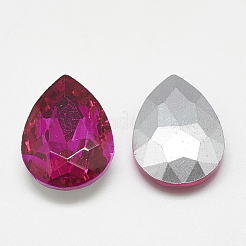 Torna a punta cabochon strass vetro&nbsp;RGLA-T081-18x25mm-09