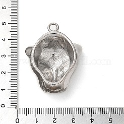 Сплав эмали с подвесками из горного хрусталя&nbsp;FIND-G067-05P