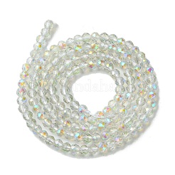 Fili di perle di vertro placcato&nbsp;EGLA-P055-01B-FR01