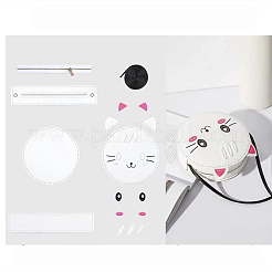 Umhängetasche aus Katzen-PU-Leder zur Herstellung von Kits&nbsp;ANIM-PW0002-31A