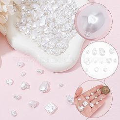 12 набор из 12-х видов бусин из АБС-пластика с имитацией жемчуга&nbsp;FIND-AR0005-25