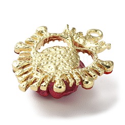 Подвески со стразами из легкого золотого сплава&nbsp;PALLOY-Z016-04G