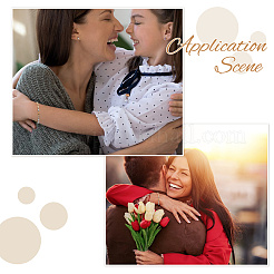 Наборы для изготовления браслетов из пластиковых бусин с азбукой Морзе ccb&nbsp;DIY-DC0003-90A