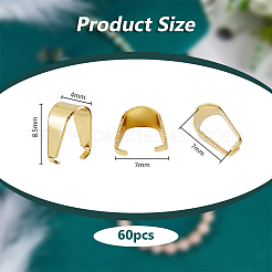 60 шт. защелкивающиеся дужки из нержавеющей стали 201&nbsp;STAS-DC0016-86