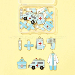 18 шт. 7 стиля подвески из сплава и эмали на медицинскую тематику&nbsp;FIND-FS0004-32B