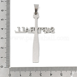 Большие подвески из нержавеющей стали 304&nbsp;STAS-U040-04P