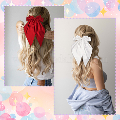 5 шт. 5-х цветные заколки-банты из полиэстера&nbsp;PHAR-SP0001-18B