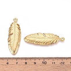 Подвески из перьев из нержавеющей стали 304&nbsp;STAS-T067-32G