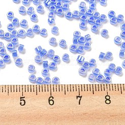 Гальванический прозрачный стеклянный бисер&nbsp;SEED-S042-16A-06