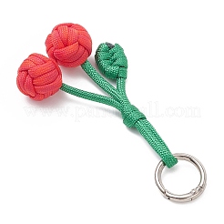 Подвесные украшения из вишневого полиэстера и спандекса&nbsp;HJEW-JM04376