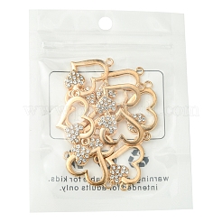 10 шт. сплав кристаллов стразов звенья/соединители&nbsp;ALRI-FS0001-03G