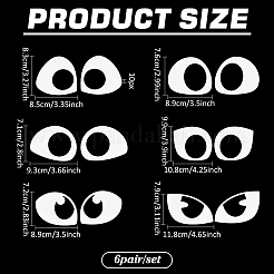 6 стиль 6 пары акриловых глаз для рукоделия&nbsp;DOLL-BC0001-01B