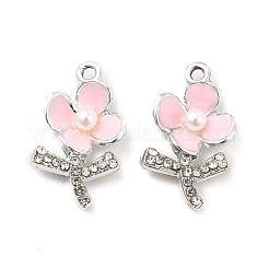 Rhinestone сплава эмали подвески&nbsp;ENAM-K020-01A