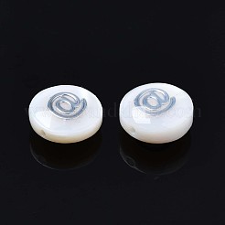 Бусины из натуральных пресноводных ракушек&nbsp;SHEL-N003-22-08P