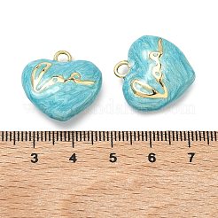 Латунь эмаль подвески&nbsp;KK-H259-10G-02