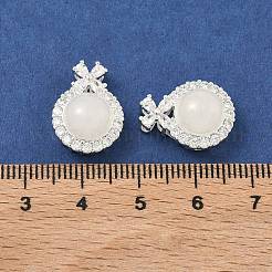 Messing micro pave klare zirkonia anhänger&nbsp;KK-D228-01S-02