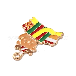 Natale in lega tema ciondoli smaltati&nbsp;LS-ENAM-C010-01C