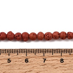 Fili di perline sintetiche di roccia lavica tinte&nbsp;GG-CBAAE19-05C