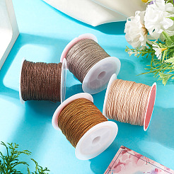 4 rollo de cordón metálico redondo de 4 colores.&nbsp;MCOR-TA0001-01B