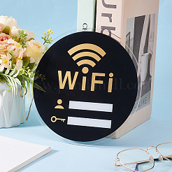 Акриловые таблички с паролем Wi-Fi&nbsp;AJEW-WH0542-66B