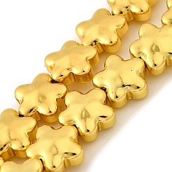 Стеклянные бусины с гальваническим покрытием &nbsp;EGLA-V001-05