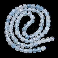 Natürliche Aquamarin Perlen Stränge&nbsp;G-P629-C01-01