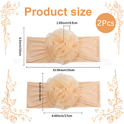 Blumen-Polyester-Stretch-Stuhlschärpen und Schleifen&nbsp;FIND-WH20030-05A