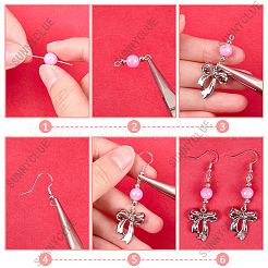 Kit fai da te per la creazione di gioielli con orecchini in lega&nbsp;DIY-SC0028-90