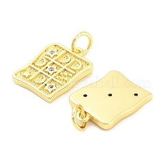 Латунные микро проложить кубического циркония подвески&nbsp;KK-H527-29G