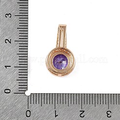 Латунные микро проложить кубического циркония подвески&nbsp;KK-E795-21KCG