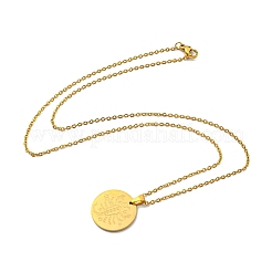 Collane con ciondolo costellazione&nbsp;NJEW-S422-04G-08