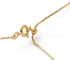 Fabbricazione di braccialetti scorrevoli in ottone/collane bolo&nbsp;X-NJEW-Z011-04G