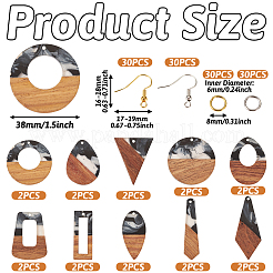 Набор для изготовления геометрических сережек своими руками&nbsp;DIY-TA0005-36