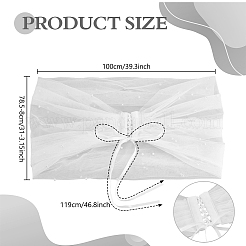 1 Stück Polyester-Gaze-Vorfach&nbsp;AJEW-HY0003-18B