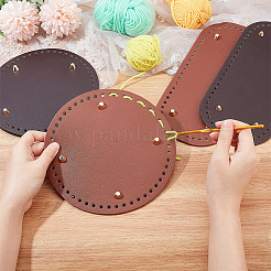 4 шт. 4 стиля из искусственной кожи для вязания крючком подушечки для формирования дна ногтей&nbsp;DIY-PH0009-50