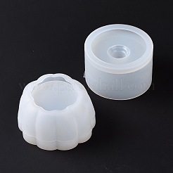 Хэллоуин тема DIY тыква Джек-о-фонарь ящик для хранения и крышка набор силиконовых форм&nbsp;LS-DIY-G058-A01