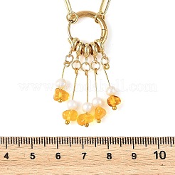 Collier avec pendentif à pompon&nbsp;NJEW-JN06516