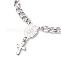 Браслеты-цепочки Figaro из нержавеющей стали 304&nbsp;BJEW-JB12771