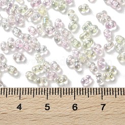 Ab-farbig plattierte Glasperlen&nbsp;SEED-L011-06B-02