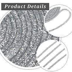 5м стеклянный шнур с блестками&nbsp;OCOR-CY0001-70C