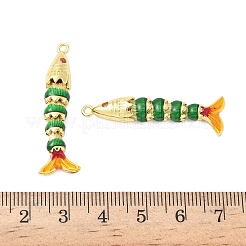 Pendentifs en laiton zircone cubique&nbsp;KK-G539-02G-03
