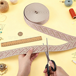 Cinta de poliéster jacquard vintage&nbsp;OCOR-WH0109-334A