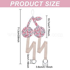 Organizzatore di immagazzinaggio del supporto d'attaccatura della clip di capelli della forcina dei tessuti non tessuti della ciliegia&nbsp;ODIS-WH0025-129B