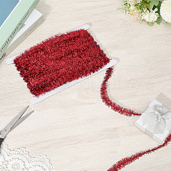 25 ярд полиэстеровой филигранной блестящей мишуры подвесная гирлянда&nbsp;DIY-CY0001-97A